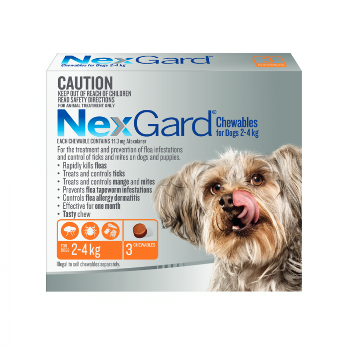 NexGard Chewables Flea and Tick Control VetProductsDirect