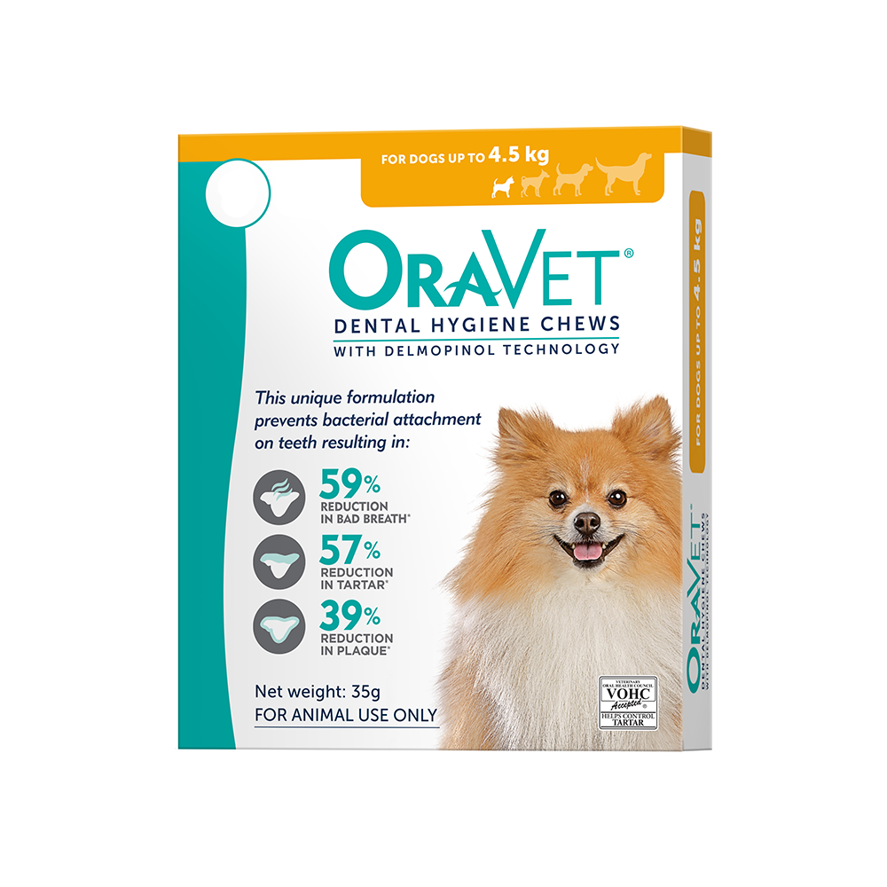 Oravet for small store dogs