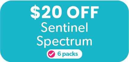 Cheapest sentinel outlet spectrum for dogs